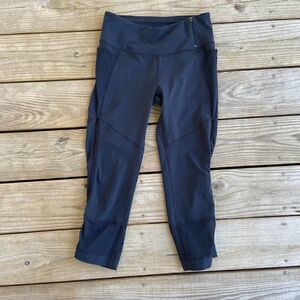 Calia  Black Cropped Workout Leggings Small